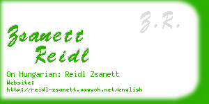 zsanett reidl business card